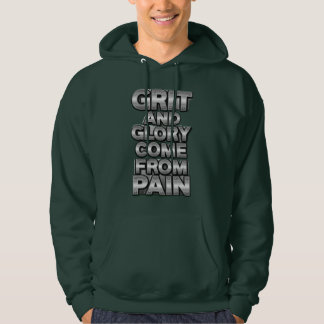Moletom Gripe e Glória Vêm de Dor Hoodie - Motivação