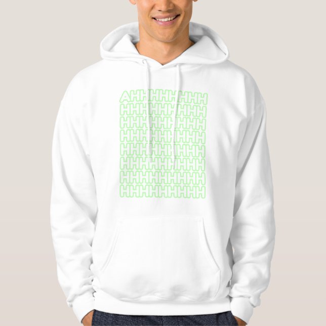 Moletom Gritando Pastel Green Men (Frente)
