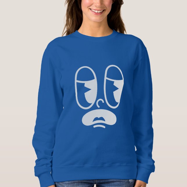 Moletom Groggy Glitch Face (Frente)