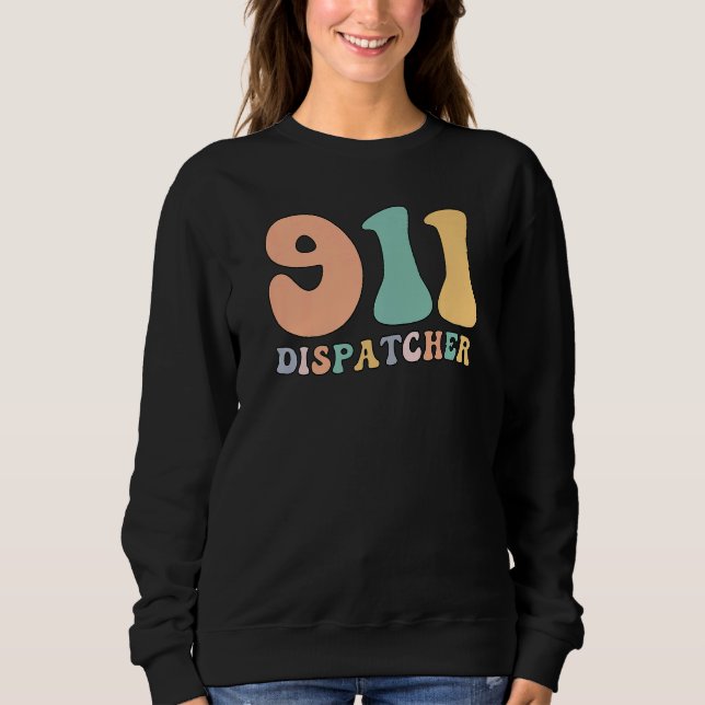 Moletom Groovy 911 Dispatcher Proud 911 Operator (Frente)