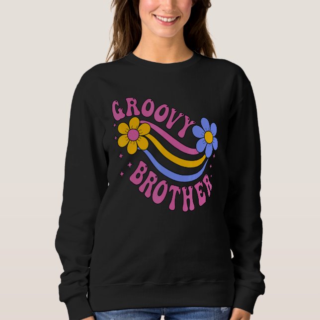 Moletom Groovy Brother 70s Aesthetic Nostalgia 1970's Retr (Frente)