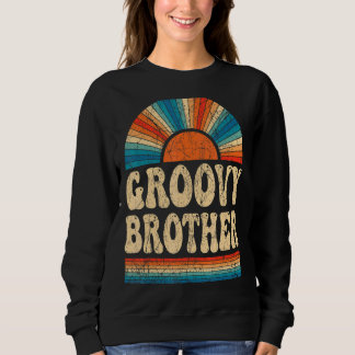 Moletom Groovy Brother 70s Nostalgia estética de 1970