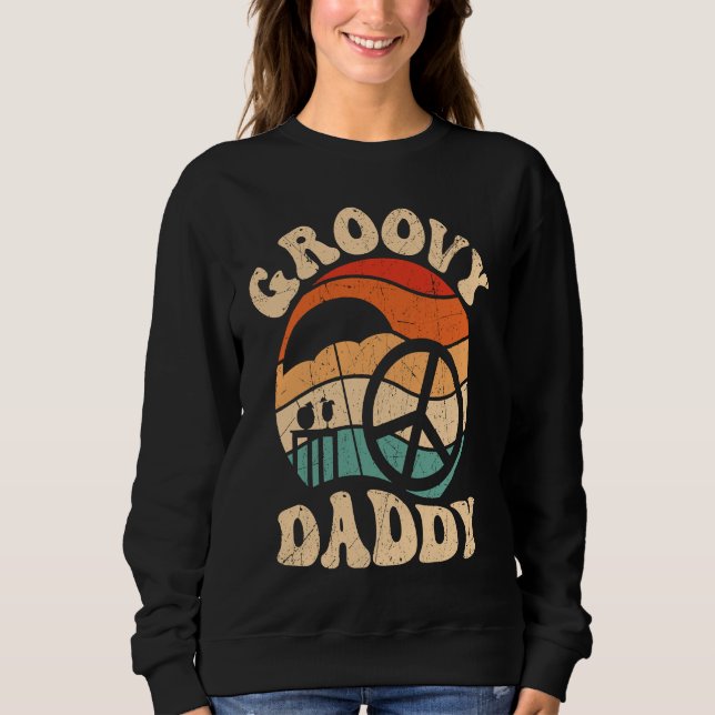 Moletom Groovy Daddy 70s Aesthetic Nostalgia 1970's Retro  (Frente)