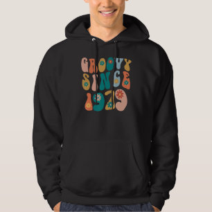 Moletom Groovy Desde 1979 43º Aniversário Estilo Hippie 43