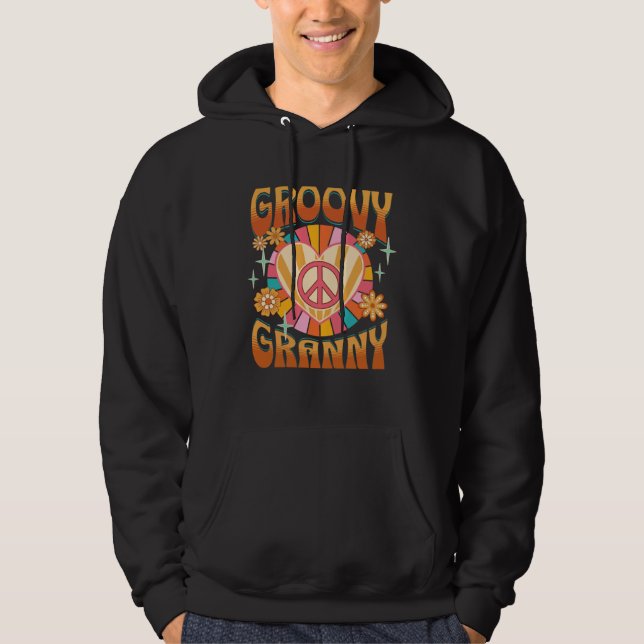 Moletom Groovy Granny  Retro 60s 70s Hippie Grandma Grandm (Frente)