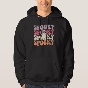 Moletom Groovy Halloween Spooky Vibes Retro Fantasma Flora