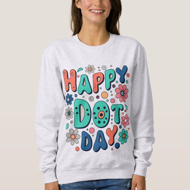 Moletom Groovy Happy Dot Day (Frente)
