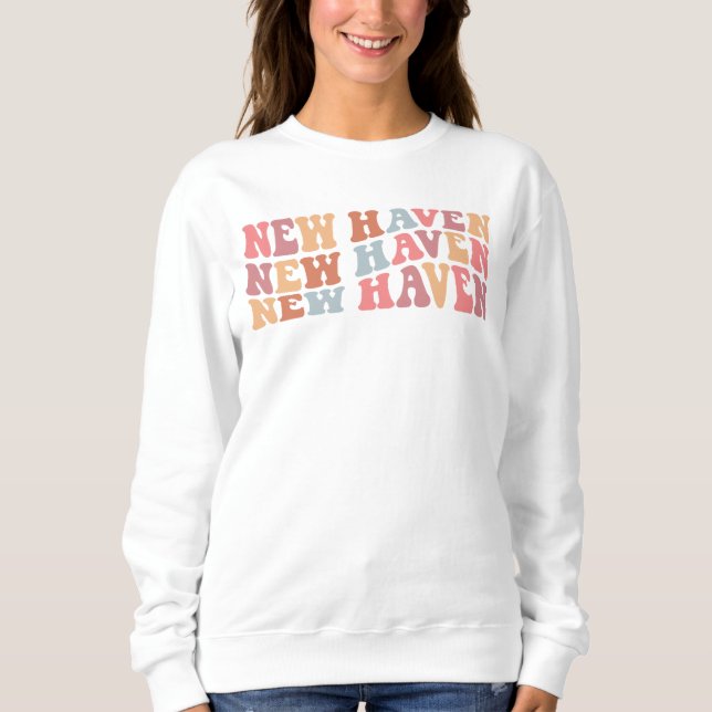 Moletom Groovy New Haven Sweatshirt por @SupNewHaven (Frente)