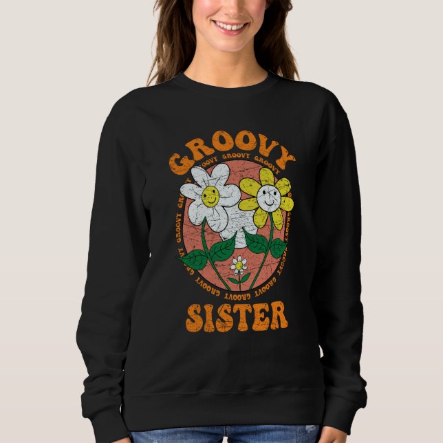 Moletom Groovy Sister 70s Aesthetic Nostalgia 1970's Retro (Frente)