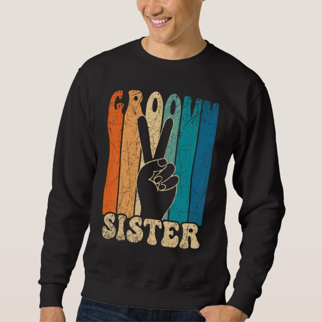 Moletom Groovy Sister 70s Aesthetic Nostalgia 1970's Retro (Frente)