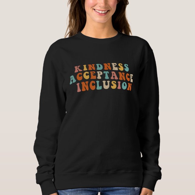 Moletom Groovy SPED  Kindness Acceptance Inclusion Educato (Frente)