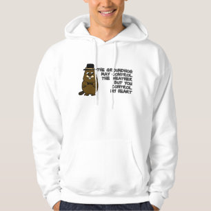 Moletom Groundhog controla o tempo, você controla meu cora