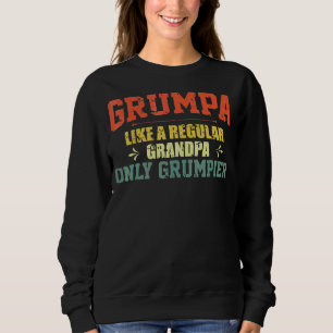 Moletom Grumpa Como Um Vovô Regular Só Um Padre Grumpier