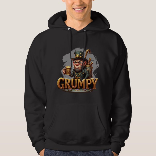 Moletom Grumpy Hoodie – Funny Attitude hoodie (Frente)