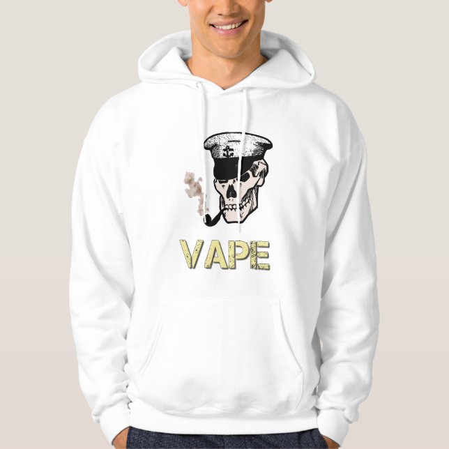 Moletom Grunge do crânio de Vape (Frente)
