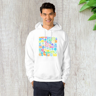 Moletom Grunge Stamp Collection Mens Hoodie