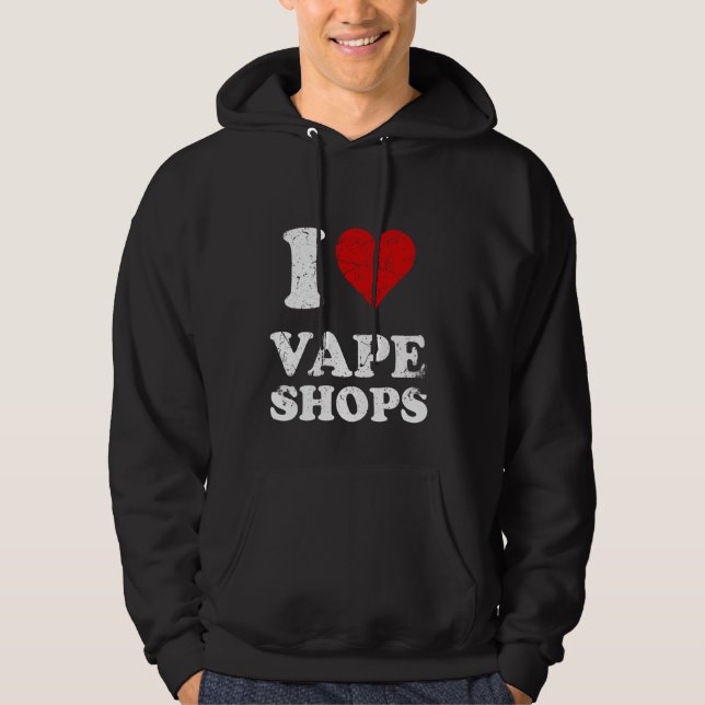 Moletom Grunge Vestido Estilo Eu Amo Compras De Vape (Frente)
