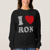Grunge Vestido Estilo Eu Amo Ron