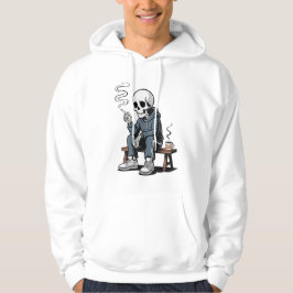 Moletom Grungy Skeleton in Hoodie Graphic Art 