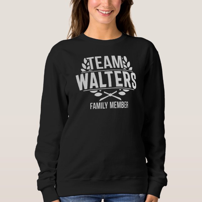 Moletom Grupo Walters Familiar Membros Correspondendo Walt (Frente)