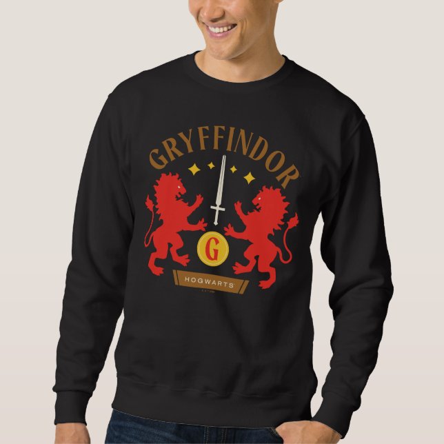 Moletom GRYFFINDOR™ House Double Lion Sword Graphic (Frente)
