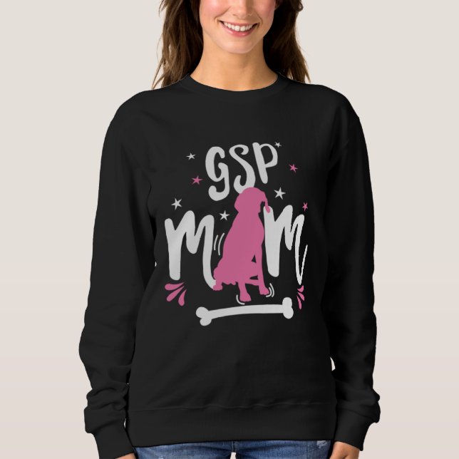 Moletom GSP Mom German Shorthaired Pointer hunting Dog Mom (Frente)