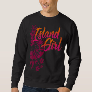 Moletom Guam Chamorrita Flor Guam Island Guamian Girl Ch