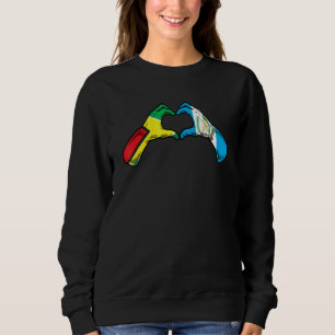 Moletom Guatemala Guiana Bandeira Guatemalteco Guianense C