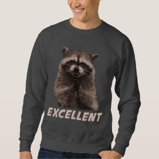 Moletom Guaxinim mau excelente do traço