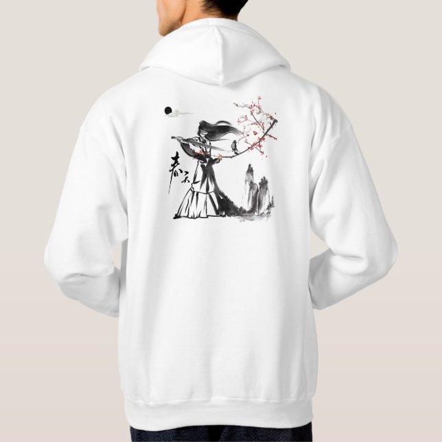 Moletom Guerreira Onna-musha - Graça e Katana (Verso)