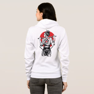 Moletom Guerreira Samurai Feminina – Tatuagem de Rosa de D