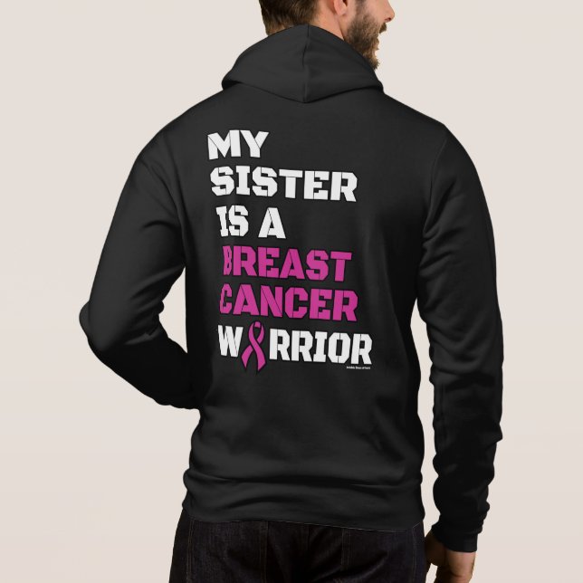 Moletom Guerreiro/Bloqueio/Irmã...Cancer da Mama (Verso)