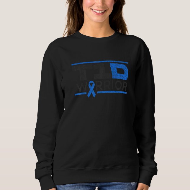 Moletom Guerreiro do Diabetes T1d Tipo 1 (Frente)