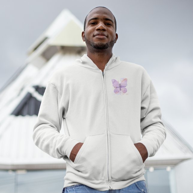 Moletom Guerreiro do Lúpus da Borboleta Roxa (Criador carregado)