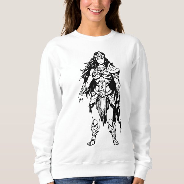 Moletom Guerreiro dos Deuses - Design Epic Fantasy (Frente)