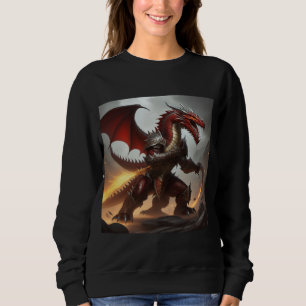 Moletom Guerreiro dragão vermelho