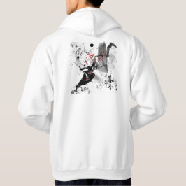 Moletom Guerreiro Samurai em Movimento - Arte de Tinta Sum