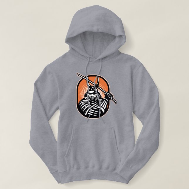Moletom guerreiro samurai japão (Frente do Design)