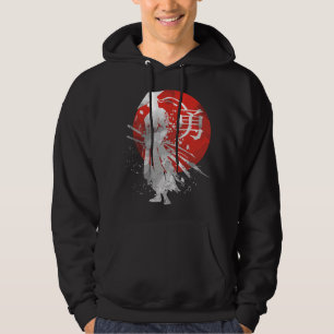 Moletom Guerreiro Samurai Japonês Retro Japão Caligrafia f