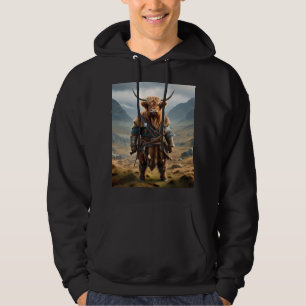 Moletom Guerreiro Terrestre: A Corajosa Vaca Viking