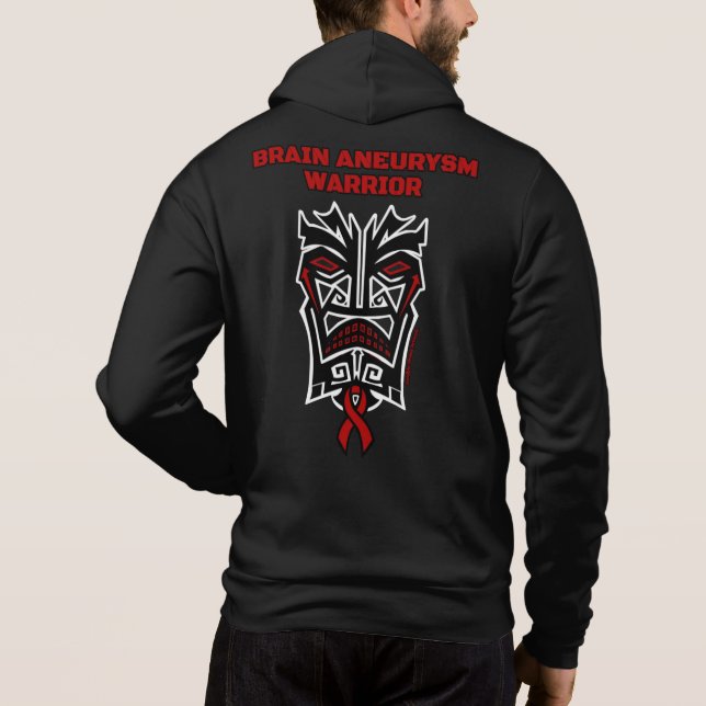 Moletom Guerreiro/Tribal... Aneurismo cerebral (Verso)
