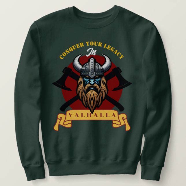 Moletom Guerreiro Viking (Frente do Design)