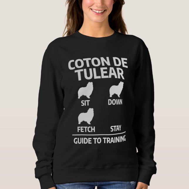 Moletom Guia de Treinamento Coton De Tulear Dog Trainer (Frente)