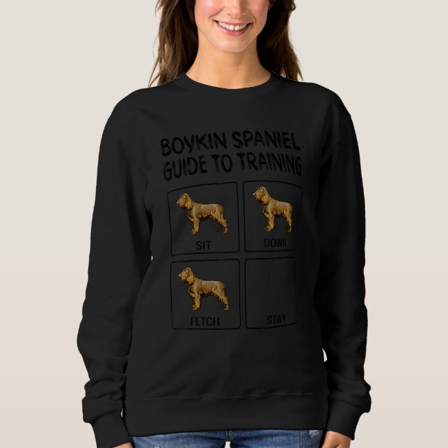 Moletom Guia do Boykin Spaniel para Treinamento de Obediên (Frente)