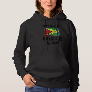 Moletom Guianês Está Aqui Bandeira Guiana Raízes Da Guiana