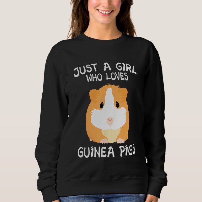 Moletom Guinea Pig Just a Boy Who Loves Guinea Pigs 2 (Frente)