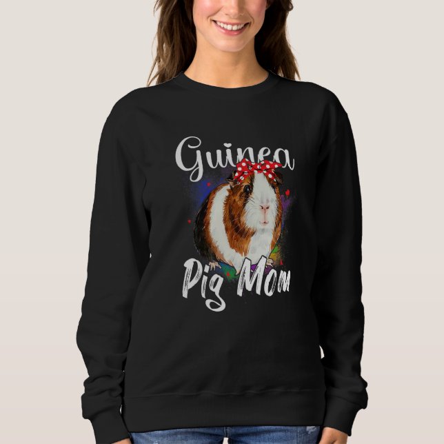 Moletom Guinea Pig Mom Cute  Pet Owne  Guinea Pigs (Frente)