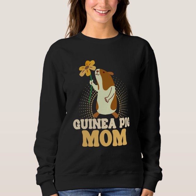 Moletom Guinea Pig Mom Guinea Pig Guinea Pig Owner Designs (Frente)