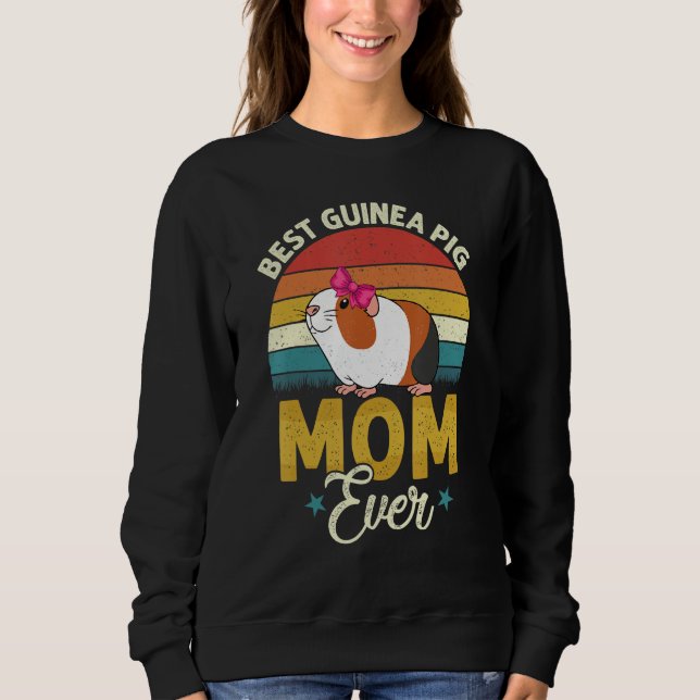 Moletom Guinea Pig Mom   Guinea Pigs   Owner Women (Frente)