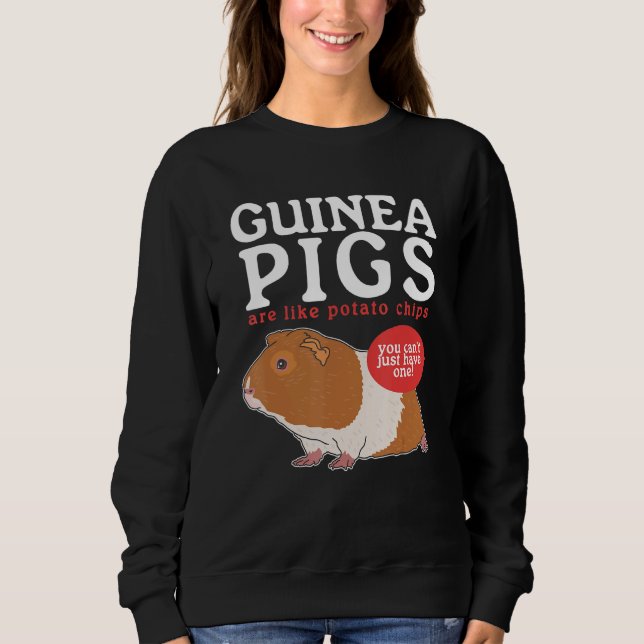 Moletom Guinea Pigs Are Like Owner Guinea Pig 2 (Frente)